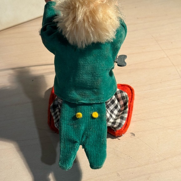 Vtg 1950s Max Carl Circus Clown Wind up Salto Carlo Somersault Toy Clown Figure - Picture 2 of 4